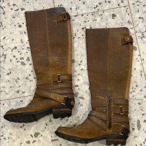 Sorel Lolla Tall Suede Leather Boots